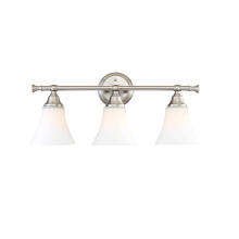 Vintage Silver Steel Bathroom Vanity Light